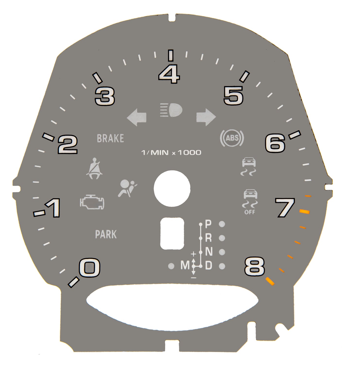 2018-2022 PORSCHE TACK (GREY) FACEPLATE SKU: POR-104