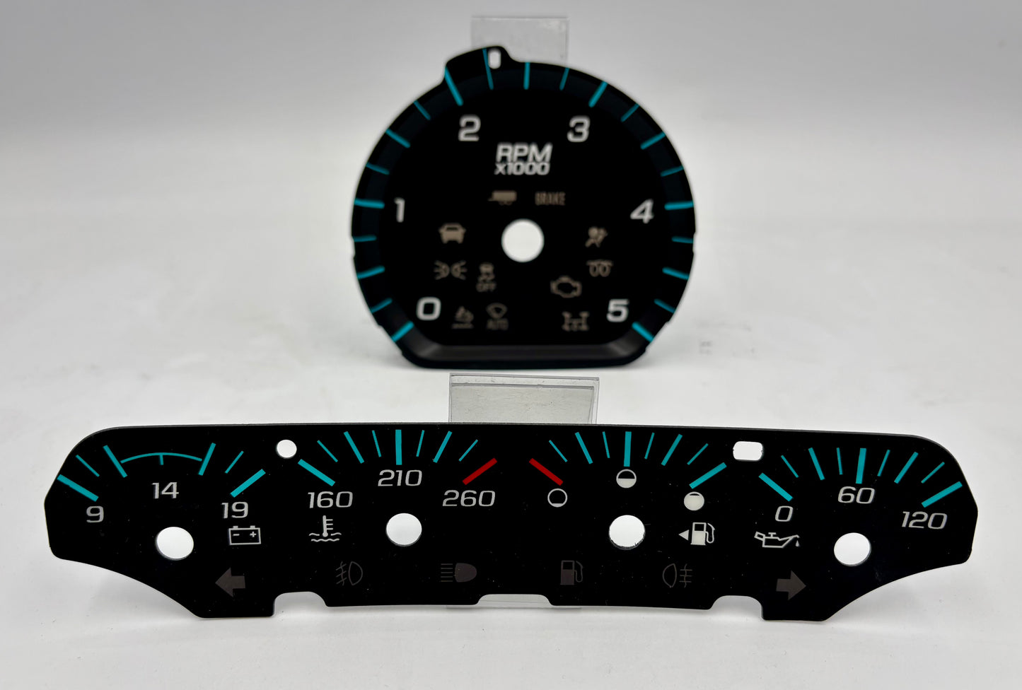 2014-2018 GMC SIERRA/SILVERADO 3D FACEPLATE Blue 5K SKU: GMC-245set