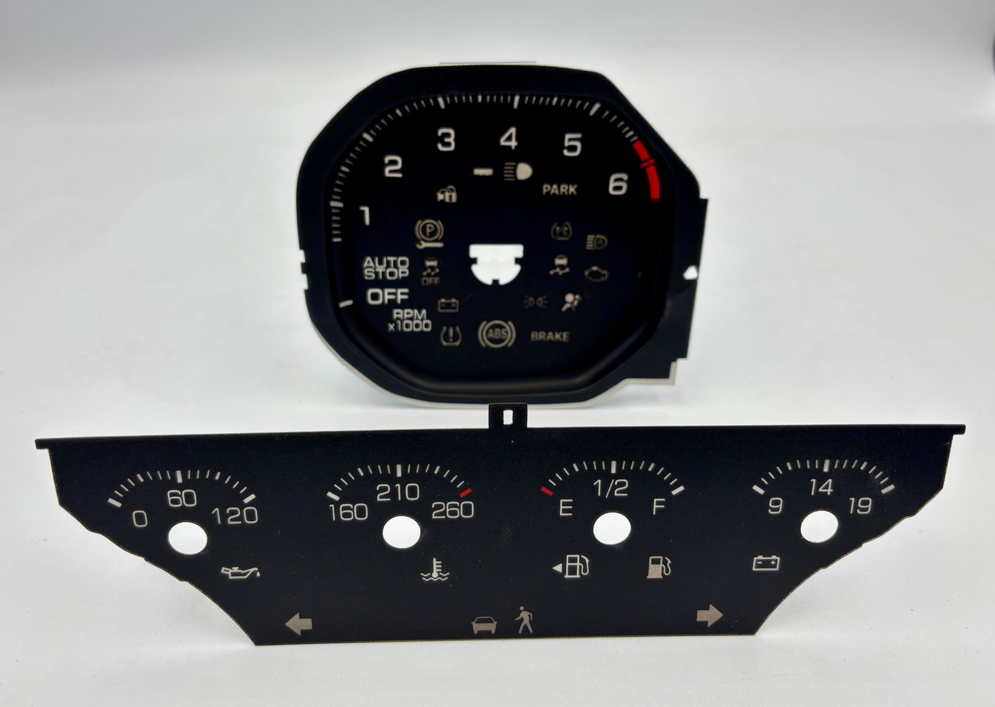 2019-2023 GMC Sierra 6.5K Auto-Stop Tach w/ Top bar 3D SKU: GMC-294