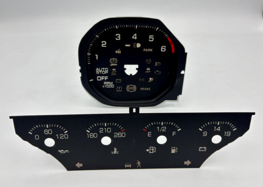 2019-2023 GMC Sierra 6.5K Auto-Stop Tach w/ Top bar 3D SKU: GMC-294