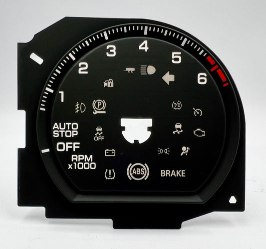 2019-2024 Chevy Silverado 6.5K Tach with Auto Stop SKU: GMC-187