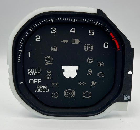 2019-2023 GMC Sierra 6.5K Auto-Stop Tach 3D SKU: GMC-194
